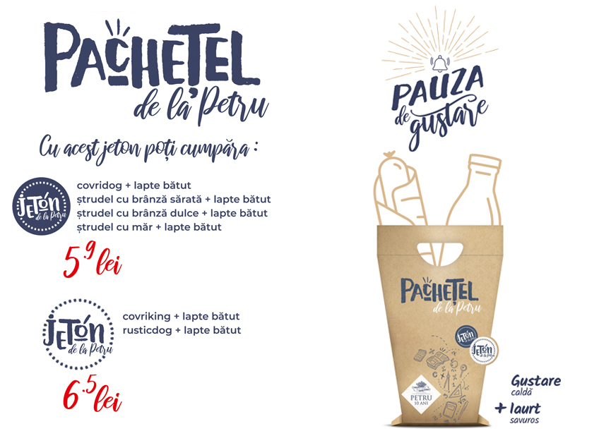 Pachețelul de la PETRU - pentru pauza de gustare pe care o merită fiecare